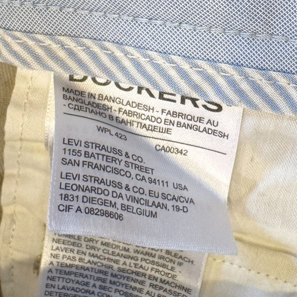 Dockers Slim Taper Chinos 30 x 32 - Picture 8 of 9
